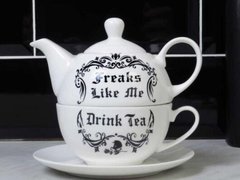 Set Ceai Freaks like me drink tea - pentru o persoana 16.5 cm