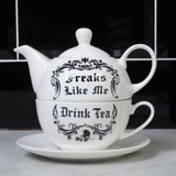 Set Ceai Freaks like me drink tea - pentru o persoana 16.5 cm